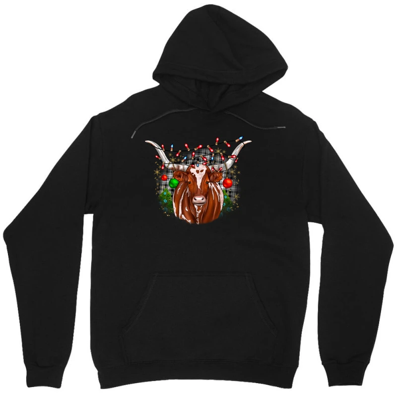 Christmas Texas Longhorn Unisex Hoodie 3 Christmas Texas Longhorn Unisex Hoodie - Image 3
