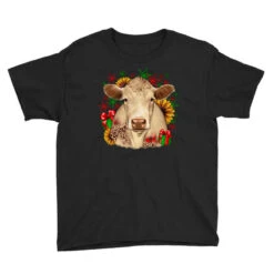 Christmas Charolais Youth Tee 7 Christmas Charolais Youth Tee -Santa Clothing Shop pd.2298000010.37.23348737.s3.1 front black ffffff none x3.6y3.6 121.8 800x800 1