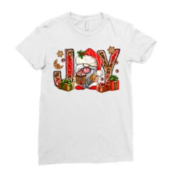 Joy With Christmas Gnome Ladies Fitted T-Shirt 7 Joy With Christmas Gnome Ladies Fitted T-Shirt -Santa Clothing Shop pd.2524070164.36.25058404.s3.1 front white ffffff none x0y0 154 800x800 1