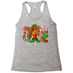 Joy Christmas Elf Gnome Racerback Tank -Santa Clothing Shop pd.2524084100.45.25058380.s3.1 front grey ffffff none x0y0 144 800x800 1