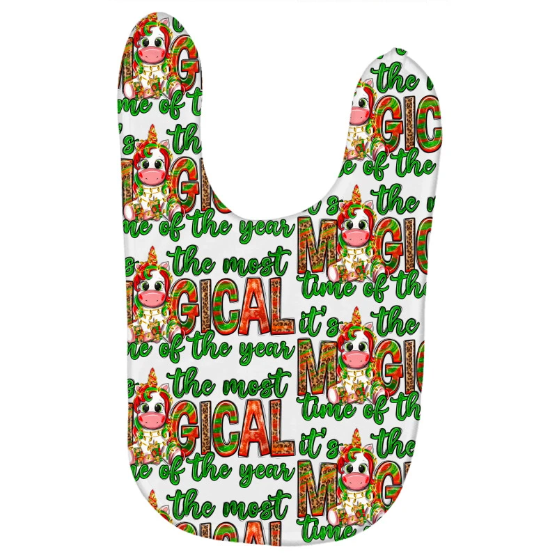It's The Most Magical Time Of The Year Christmas Baby Bibs 1 It's The Most Magical Time Of The Year Christmas Baby Bibs
