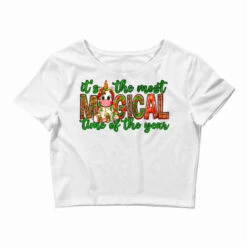It's The Most Magical Time Of The Year Christmas Crop Top