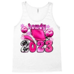 Howdy 2023 Pink Christmas Tank Top -Santa Clothing Shop pd.2524174239.30.25058273.s3.1 front white ffffff none x0y0 180 800x800 1