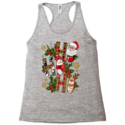 Ho Ho Ho Pharmacy Christmas Racerback Tank -Santa Clothing Shop pd.2524203863.45.25058248.s3.1 front grey ffffff none x9.5y0 125 800x800 1