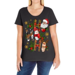 Ho Ho Ho Pharmacy Christmas Ladies Curvy T-Shirt