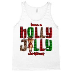 Have A Holly Jolly Christmas Reindeer Tank Top -Santa Clothing Shop pd.2524207179.30.25058227.s3.1 front white ffffff none x0y0 180 800x800 1