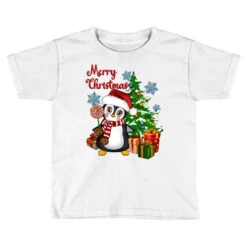 Penguin Merry Christmas Toddler T-shirt