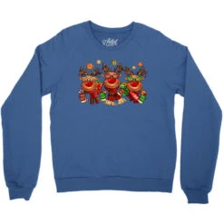 Reindeer Christmas Crewneck Sweatshirt 7 Reindeer Christmas Crewneck Sweatshirt -Santa Clothing Shop pd.2525728869.32.25057600.s3.1 front royal blue ffffff none x0y9 124 800x800 1