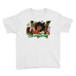 Christmas Joy Black Queen Woman Youth Tee 7 Christmas Joy Black Queen Woman Youth Tee -Santa Clothing Shop pd.2525780110.37.25057553.s3.1 front white ffffff none x0y12 129 800x800 1