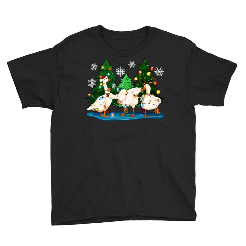 Christmas Duck Youth Tee 3 Christmas Duck Youth Tee - Image 3