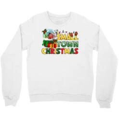 Small Town Christmas Crewneck Sweatshirt -Santa Clothing Shop pd.2526132214.32.25057903.s3.1 front white ffffff none x0y0 124 800x800 1