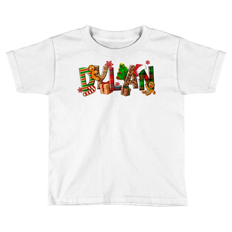 Personalized Christmas Themed Toddler T-shirt 1 Personalized Christmas Themed Toddler T-shirt