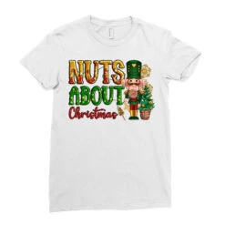 Nuts About Christmas Nutcracker Ladies Fitted T-Shirt -Santa Clothing Shop pd.2526153901.36.25057797.s3.1 front white ffffff none x0y0 154 800x800 1
