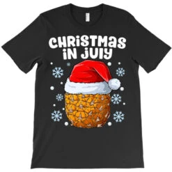 Christmas In July Santa Pineapple Hawaiian Summer T-Shirt -Santa Clothing Shop pd.2526173818.24.25065798.s3.1 front black ffffff none x0y0 180 800x800 1