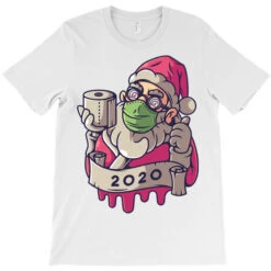 Christmas 2020 Santa Wearing Mask Funny Xmas Costu T-Shirt -Santa Clothing Shop pd.2526175983.24.25065807.s3.1 front white ffffff none x0y0 180 800x800 1