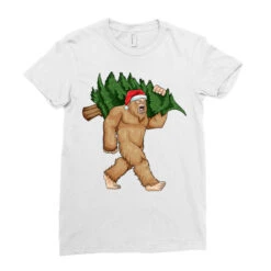 Bigfoot Santa Christmas Tree Xmas Sasquatch Boys K Ladies Fitted T-Shirt 7 Bigfoot Santa Christmas Tree Xmas Sasquatch Boys K Ladies Fitted T-Shirt -Santa Clothing Shop pd.2526186786.36.25069007.s3.1 front white ffffff none x0y0 154 800x800 1
