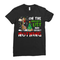 Donkey Christmas On The Naughty List And I Regret Ladies Fitted T-Shirt 7 Donkey Christmas On The Naughty List And I Regret Ladies Fitted T-Shirt -Santa Clothing Shop pd.2526224540.36.25084665.s3.1 front black ffffff none x0y0 154 800x800 1