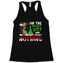 Donkey Christmas On The Naughty List And I Regret Racerback Tank 7 Donkey Christmas On The Naughty List And I Regret Racerback Tank -Santa Clothing Shop pd.2526224550.45.25084665.s3.1 front black ffffff none x0y0 144 800x800 1