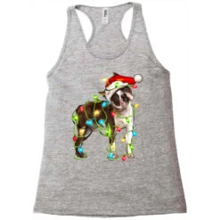 Christmas Chocolate Boston Terrier Racerback Tank -Santa Clothing Shop pd.2526232258.45.25084640.s3.1 front grey ffffff none x5y0 134 800x800 1