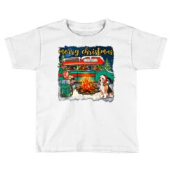 Merry Christmas With Camper Van Toddler T-shirt