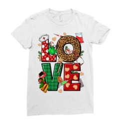 Love Nurse Christmas Ladies Fitted T-Shirt -Santa Clothing Shop pd.2526254930.36.25057777.s3.1 front white ffffff none x1y0 152 800x800 1