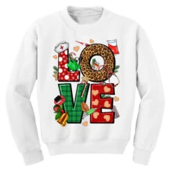 Love Nurse Christmas Youth Sweatshirt -Santa Clothing Shop pd.2526254958.52.25057777.s3.1 front white ffffff none x5.5y0 158 800x800 1