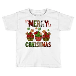 Merry Christmas Cupcakes Toddler T-shirt