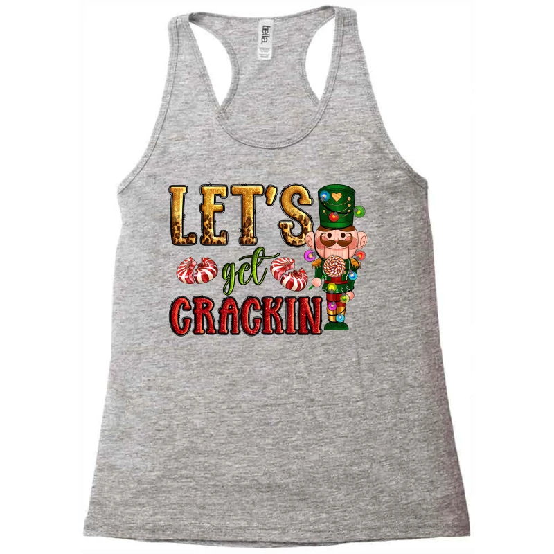 Let's Get Crackin Christmas Racerback Tank 3 Let's Get Crackin Christmas Racerback Tank - Image 3