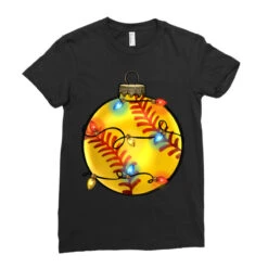 Christmas Softball Ladies Fitted T-Shirt -Santa Clothing Shop pd.2526263611.36.25085917.s3.1 front black ffffff none x0y0 154 800x800 1