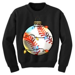 Christmas Baseball Youth Sweatshirt -Santa Clothing Shop pd.2526263766.52.25085916.s3.1 front black ffffff none x0y0 169 800x800 1