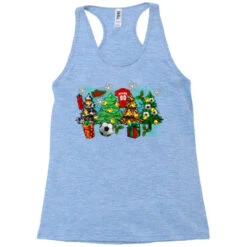 Christmas Trees With Soccer Racerback Tank 7 Christmas Trees With Soccer Racerback Tank -Santa Clothing Shop pd.2526264004.45.25084799.s3.1 front blue ffffff none x0y0 144 800x800 1