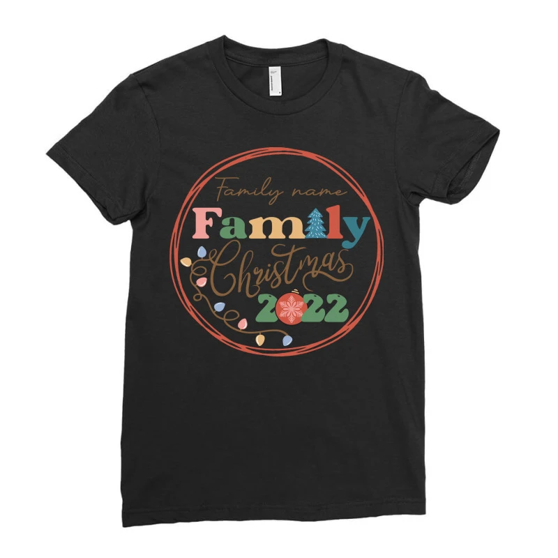 Crm21112206 (family Name) Family Christmas 2022 Sv Ladies Fitted T-Shirt 3 Crm21112206 (family Name) Family Christmas 2022 Sv Ladies Fitted T-Shirt - Image 3