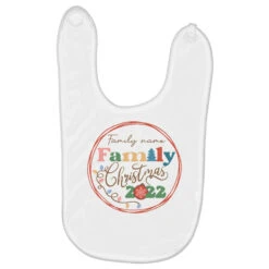 Crm21112206 (family Name) Family Christmas 2022 Sv Baby Bibs