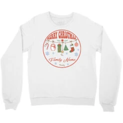 Crm21112216 Merry Christmas The (family Name) Fami Crewneck Sweatshirt -Santa Clothing Shop pd.2526282050.32.25086212.s3.1 front white ffffff none x0y0 124 800x800 1