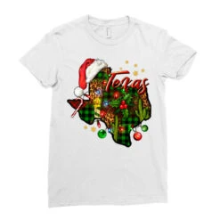 Christmas Texas Map Ladies Fitted T-Shirt -Santa Clothing Shop pd.2526288910.36.25057698.s3.1 front white ffffff none x0y0 154 800x800 1