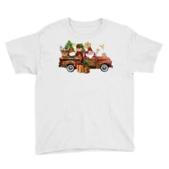 Christmas Truck Elf Santa Snowman Reindeer Youth Tee -Santa Clothing Shop pd.2526289442.37.25057693.s3.1 front white ffffff none x0y0 129 800x800 1