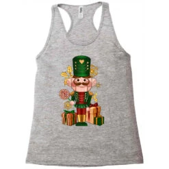 Christmas Nutcracker Racerback Tank -Santa Clothing Shop pd.2526289559.45.25057692.s3.1 front grey ffffff none x18.5y0 107 800x800 1