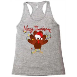 Thanksgiving Christmas Happy Thanksmas Racerback Tank -Santa Clothing Shop pd.2526293908.45.25086396.s3.1 front grey ffffff none x0y0 144 800x800 1