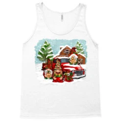 Christmas Gnomes With Red Truck Tank Top -Santa Clothing Shop pd.2526303805.30.25057681.s3.1 front white ffffff none x0y0 180 800x800 1