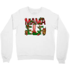 Christmas Mama Elf Crewneck Sweatshirt -Santa Clothing Shop pd.2526304067.32.25057680.s3.1 front white ffffff none x0y0 124 800x800 1