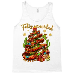 Christmas Feliz Navidad Tank Top -Santa Clothing Shop pd.2526304439.30.25057679.s3.1 front white ffffff none x2y0 176 800x800 1
