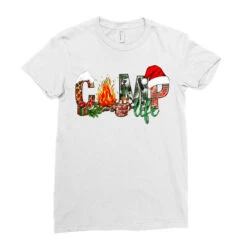 Christmas Camp Ladies Fitted T-Shirt -Santa Clothing Shop pd.2526310525.36.25057673.s3.1 front white ffffff none x0y0 154 800x800 1