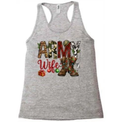 Christmas Army Wife Racerback Tank 7 Christmas Army Wife Racerback Tank -Santa Clothing Shop pd.2526312848.45.25057661.s3.1 front grey ffffff none x0y0 144 800x800 1