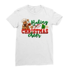 Baking Christmas Cheer Ladies Fitted T-Shirt 7 Baking Christmas Cheer Ladies Fitted T-Shirt -Santa Clothing Shop pd.2526318304.36.25057636.s3.1 front white ffffff none x0y0 154 800x800 1