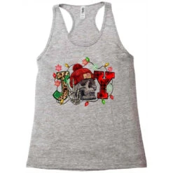 Christmas Joy Skeleton Racerback Tank -Santa Clothing Shop pd.2526320711.45.25057530.s3.1 front grey ffffff none x0y0 144 800x800 1
