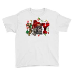 Christmas Joy Skeleton Youth Tee -Santa Clothing Shop pd.2526320721.37.25057530.s3.1 front white ffffff none x0y0 129 800x800 1