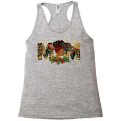 Afro Woman Christmas Mom Racerback Tank -Santa Clothing Shop pd.2526337932.45.25087071.s3.1 front grey ffffff none x0y0 144 800x800 1