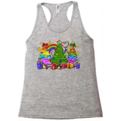 Pride Christmas Tree Racerback Tank -Santa Clothing Shop pd.2526353257.45.25087116.s3.1 front grey ffffff none x0y0 144 800x800 1