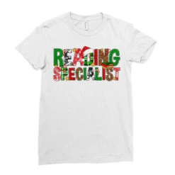 Reading Specialist Christmas Ladies Fitted T-Shirt -Santa Clothing Shop pd.2526353758.36.25087114.s3.1 front white ffffff none x0y0 154 800x800 1