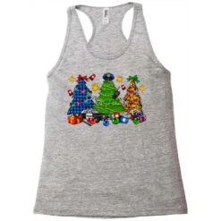 Police Christmas Trees Racerback Tank -Santa Clothing Shop pd.2526354918.45.25087092.s3.1 front grey ffffff none x0y0 144 800x800 1